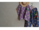kantha Hindi 木印寬版上衣*薰衣紫
