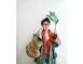 甘達Kimono / 藍花紅袖