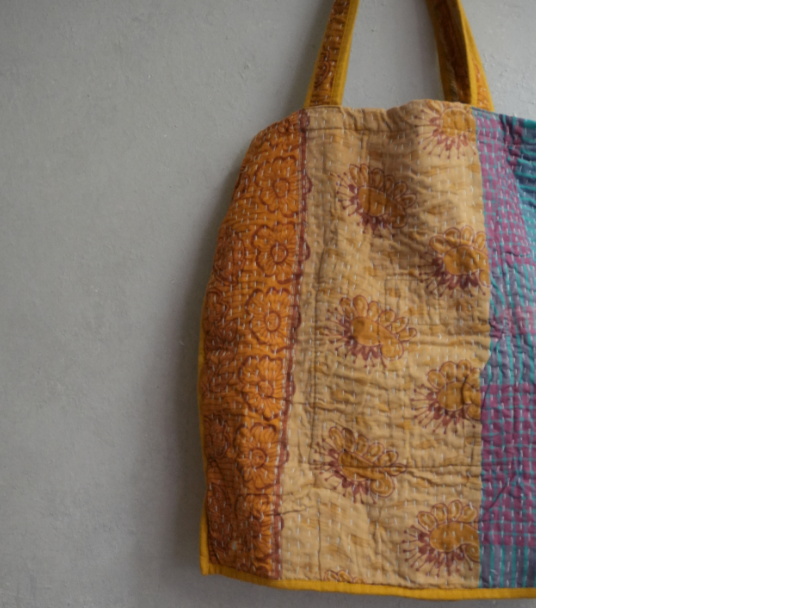 kantha Tote 老甘達花布袋 3