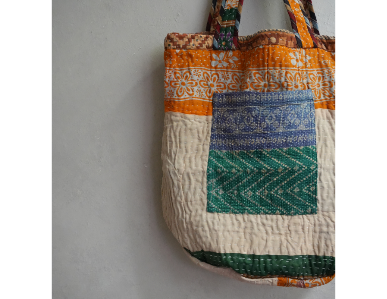 kantha Tote 老甘達花布袋 3