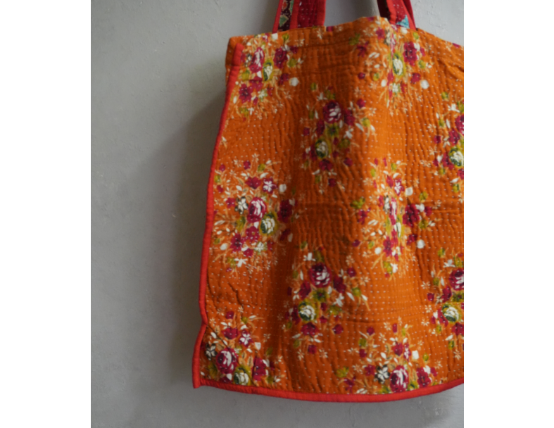 kantha Tote 老甘達花布袋 2