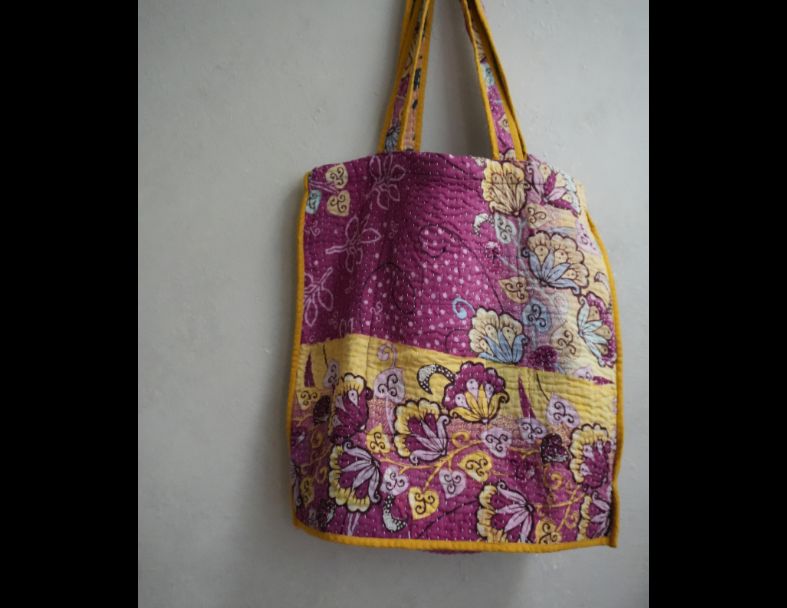 kantha Tote 老甘達花布袋 3