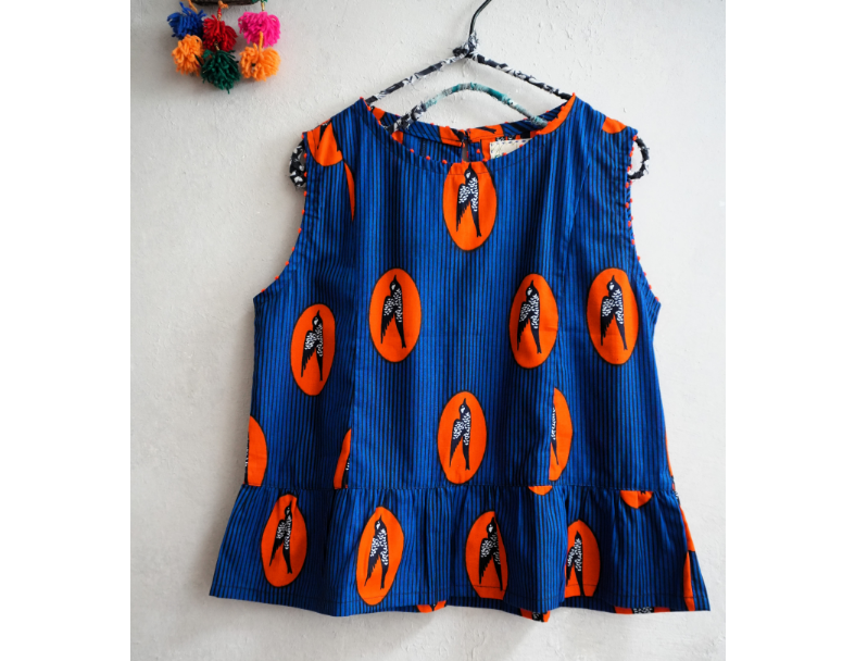 Africa 太陽花背心/藍天小鳥 1