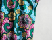 AFRICA CROSS BLOUSE*金黃扶桑