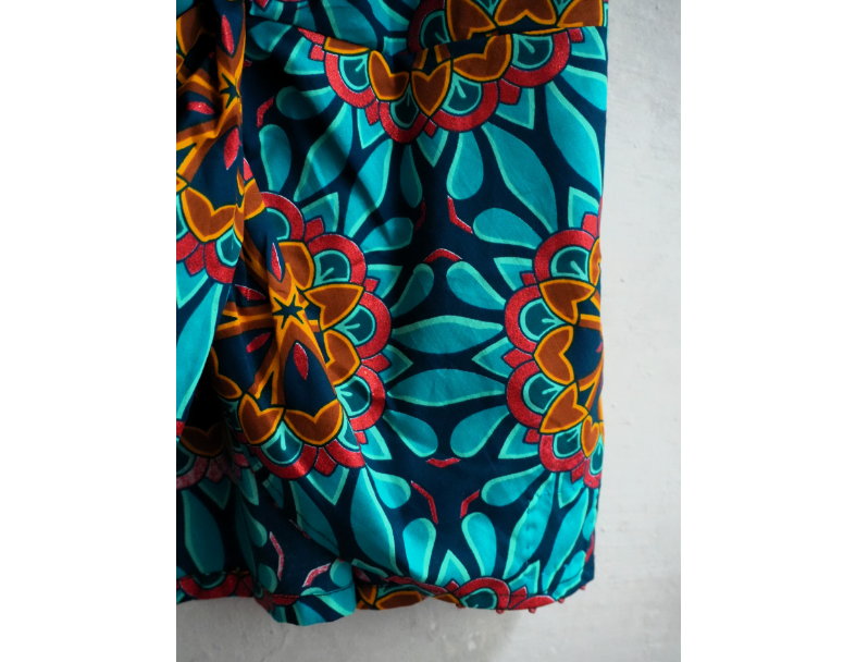 AFRICA CROSS BLOUSE* 藍金海洋 4