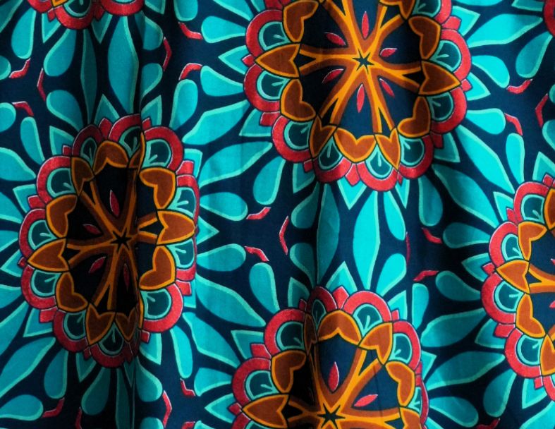 AFRICA CROSS BLOUSE* 藍金海洋 5