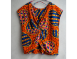 AFRICA CROSS BLOUSE*橘色可可