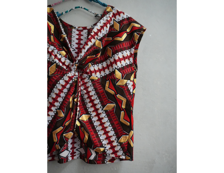 AFRICA CROSS BLOUSE* 金黃上量 2