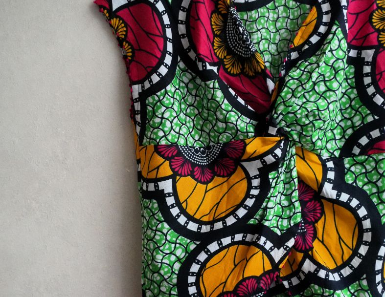 AFRICA CROSS BLOUSE*Green 4