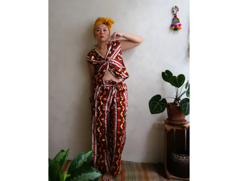 AFRICA CROSS BLOUSE* 金黃上量 5