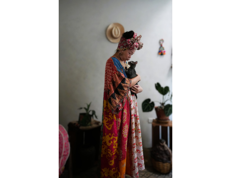 Kantha Gauze 棉紗老甘達洋裝 *1 2