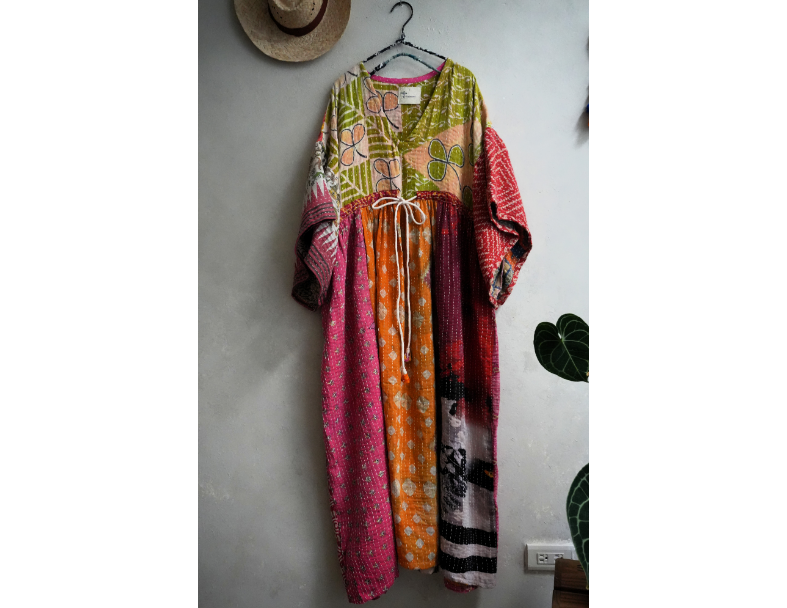 Kantha Gauze 棉紗老甘達洋裝 *1 4