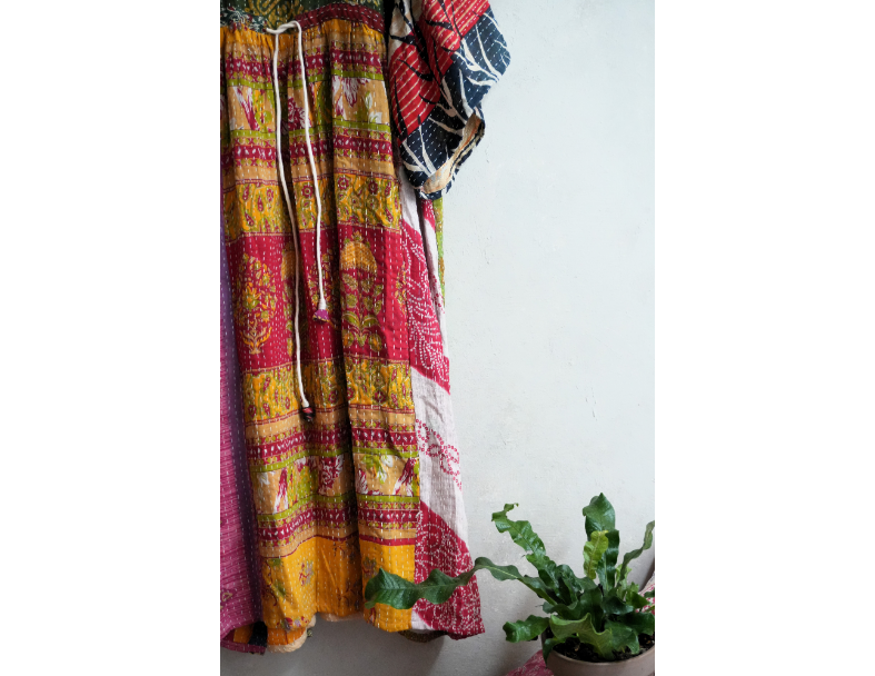 Kantha Gauze 棉紗老甘達洋裝*4 Sold 2