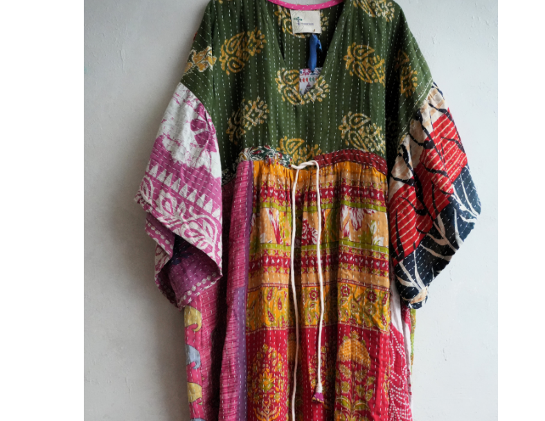 Kantha Gauze 棉紗老甘達洋裝*4 Sold 5
