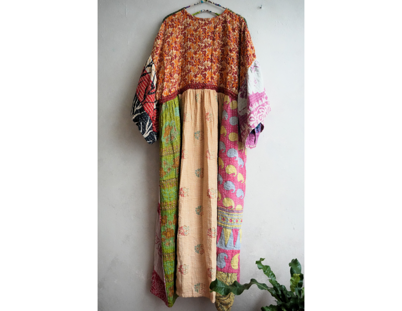 Kantha Gauze 棉紗老甘達洋裝*4 Sold 3