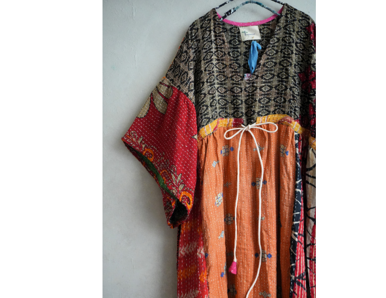 Kantha Gauze 棉紗老甘達洋裝*3 Sold 5