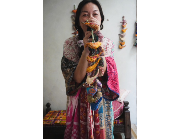Kantha Gauze 棉紗老甘達洋裝*6 4