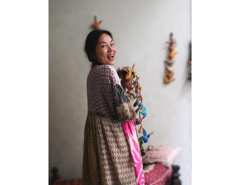 Kantha Gauze 棉紗老甘達洋裝* SOLD 4