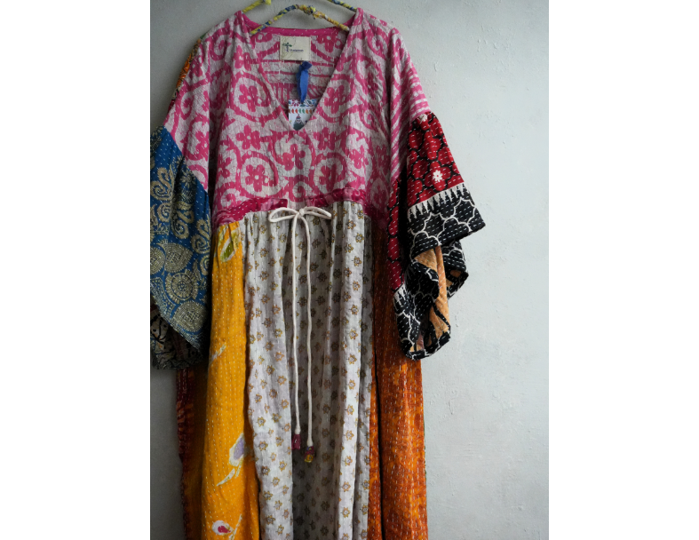 Kantha Gauze 棉紗老甘達洋裝*B6 2