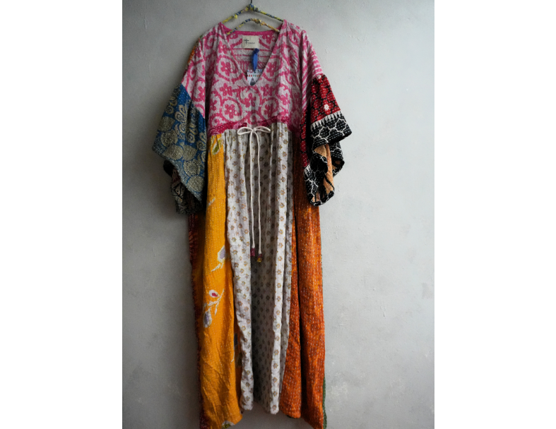 Kantha Gauze 棉紗老甘達洋裝*B6 1