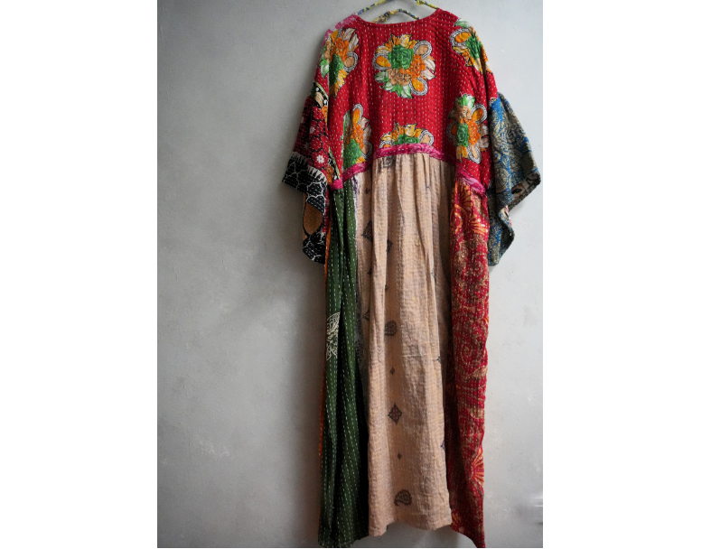 Kantha Gauze 棉紗老甘達洋裝*B6 4
