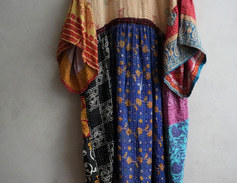 Kantha Gauze 棉紗老甘達洋裝*B7 3