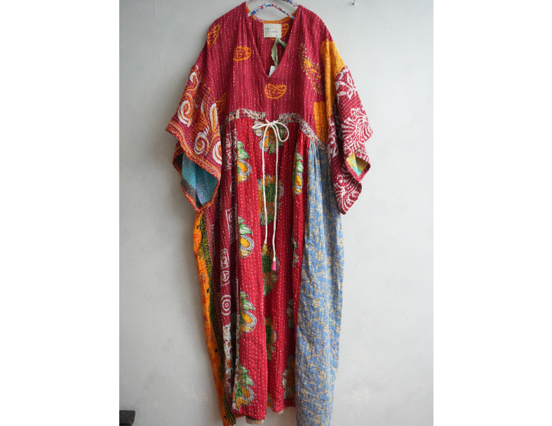 Kantha Gauze 棉紗老甘達洋裝*B5 1