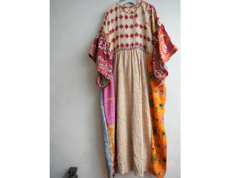 Kantha Gauze 棉紗老甘達洋裝*B5 2