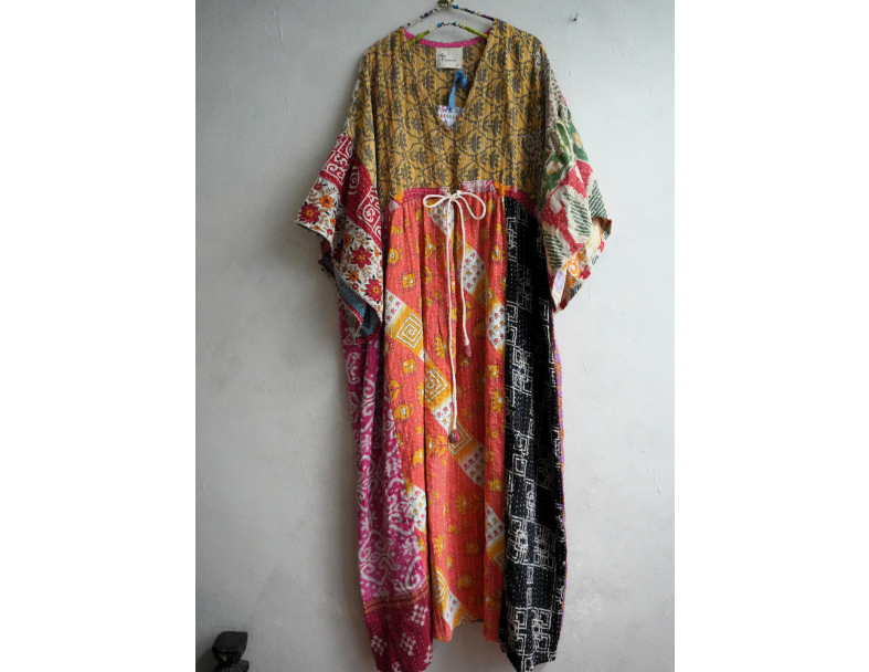 Kantha Gauze 棉紗老甘達洋裝*B3*SOLD 2
