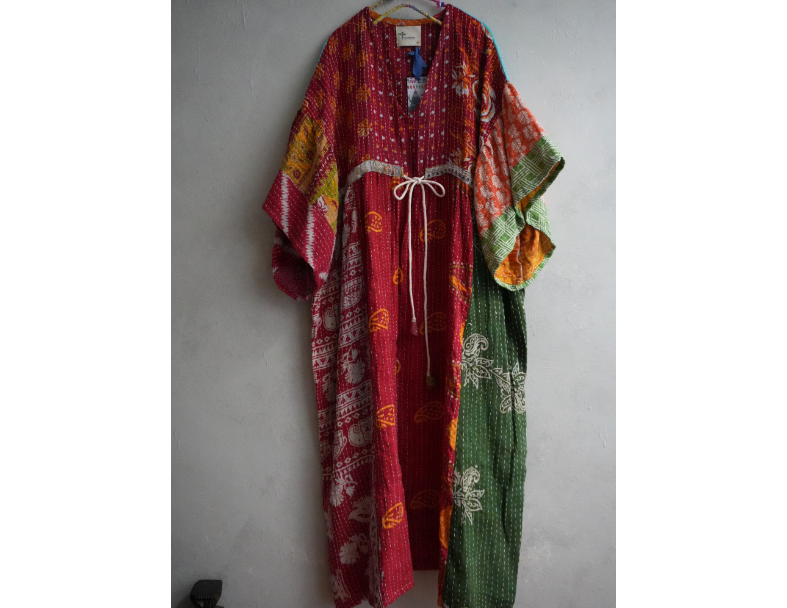 Kantha Gauze 棉紗老甘達洋裝*B8 3
