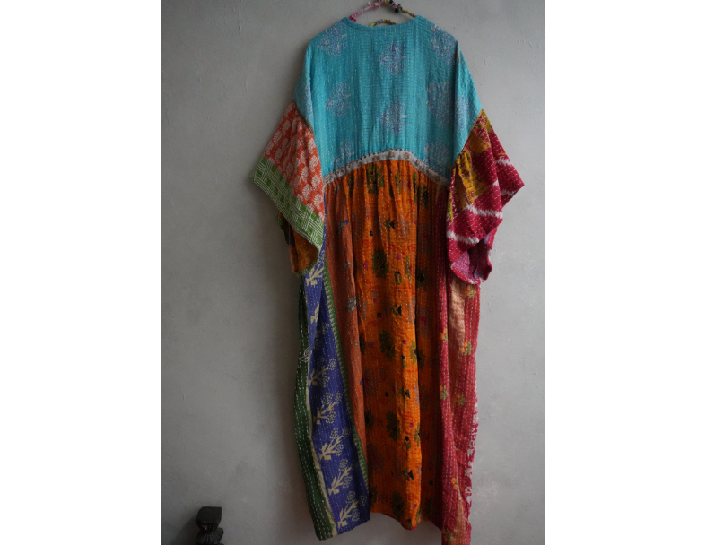 Kantha Gauze 棉紗老甘達洋裝*B8 5