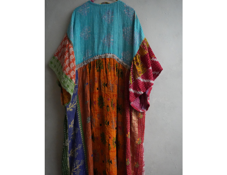 Kantha Gauze 棉紗老甘達洋裝*B8 6