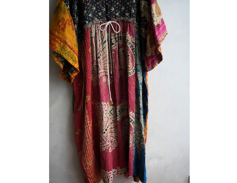 Kantha Gauze 棉紗老甘達洋裝*B1*SOLD 7