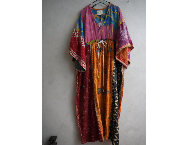 Kantha Gauze 棉紗老甘達洋裝*B4*SOLD 1
