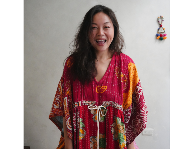 Kantha Gauze 棉紗老甘達洋裝*B5 6