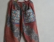 kantha 老甘達口袋褲*舊粉點