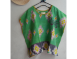kantha Hindi 木印寬版上衣*青綠