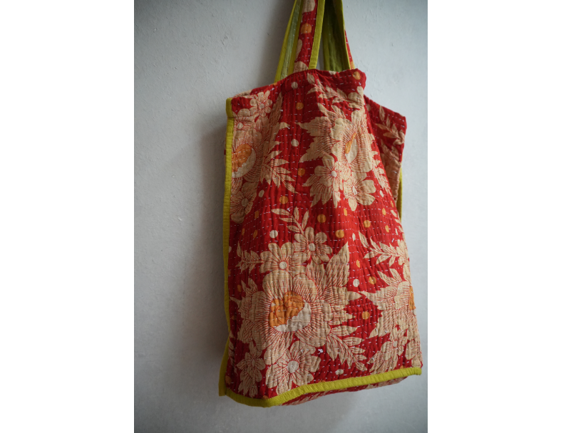 kantha Tote 老甘達花布袋 3