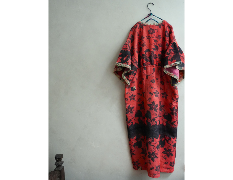 Kantha 老甘達洋裝*紅黑 4
