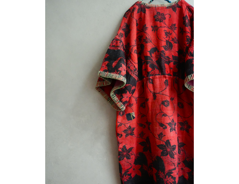 Kantha 老甘達洋裝*紅黑 5