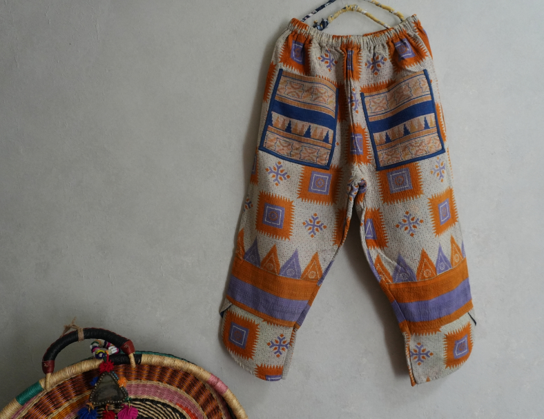kantha 老甘達口袋褲*CUBE ORANGE 2