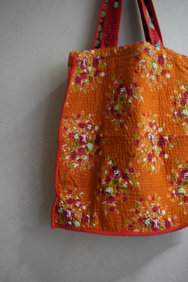 kantha Tote 老甘達花布袋