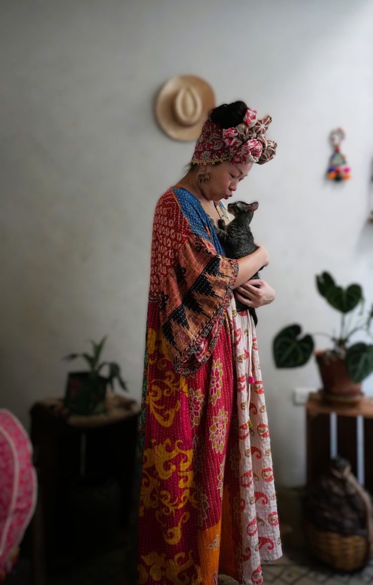 Kantha Gauze 棉紗老甘達洋裝*4 Sold