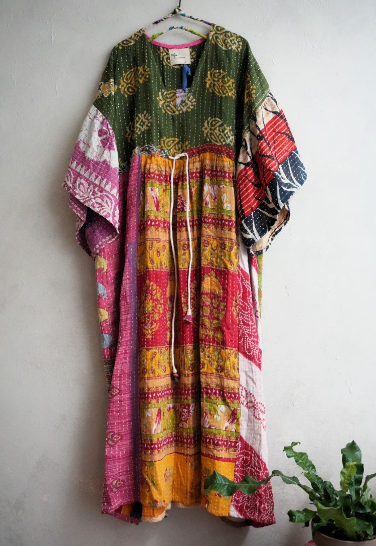 Kantha Gauze 棉紗老甘達洋裝*4 Sold