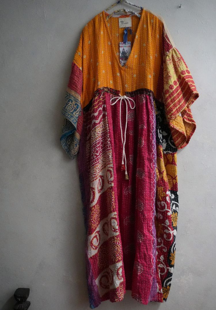 Kantha Gauze 棉紗老甘達洋裝*B7