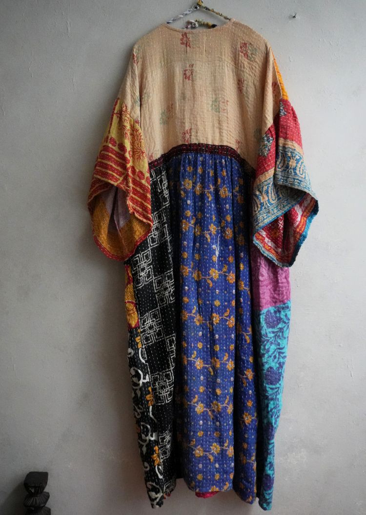 Kantha Gauze 棉紗老甘達洋裝*B7