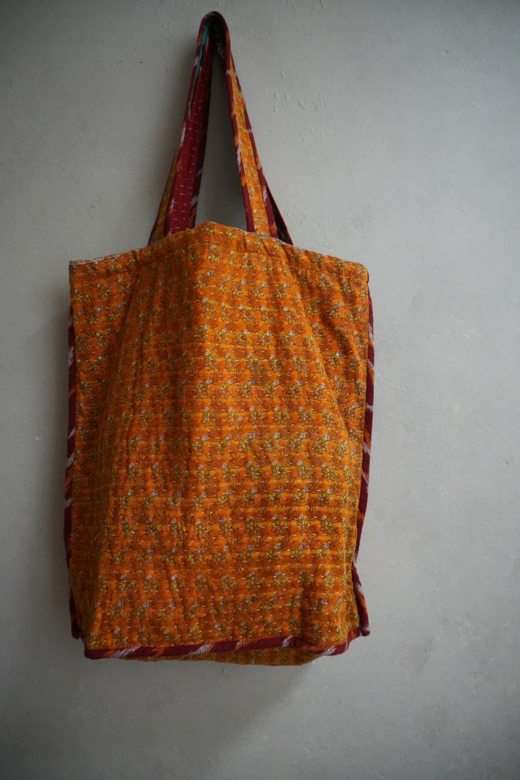 kantha Tote 老甘達花布袋
