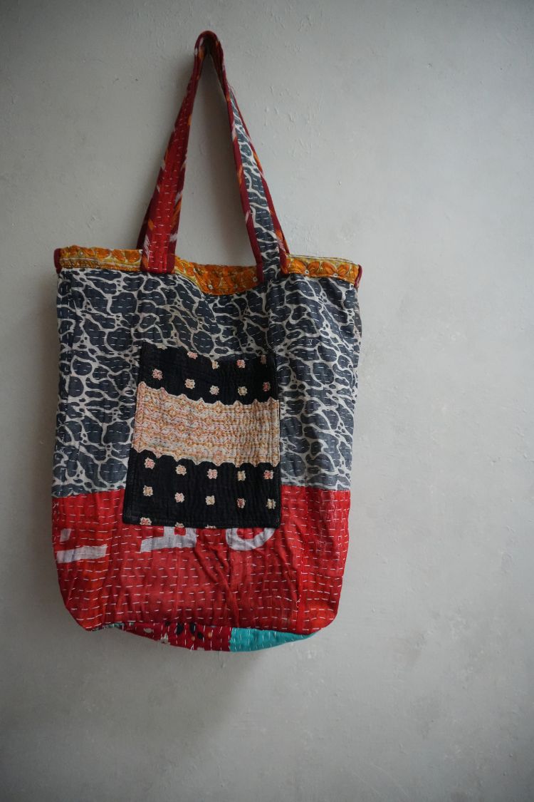 kantha Tote 老甘達花布袋