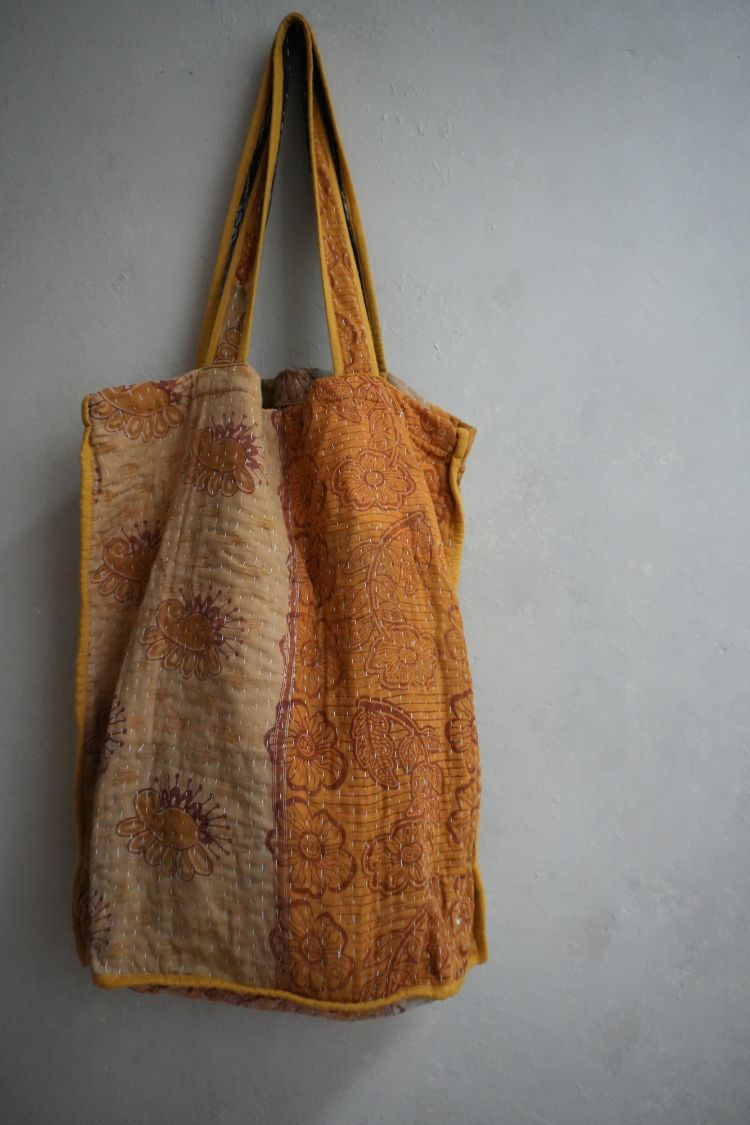 kantha Tote 老甘達花布袋