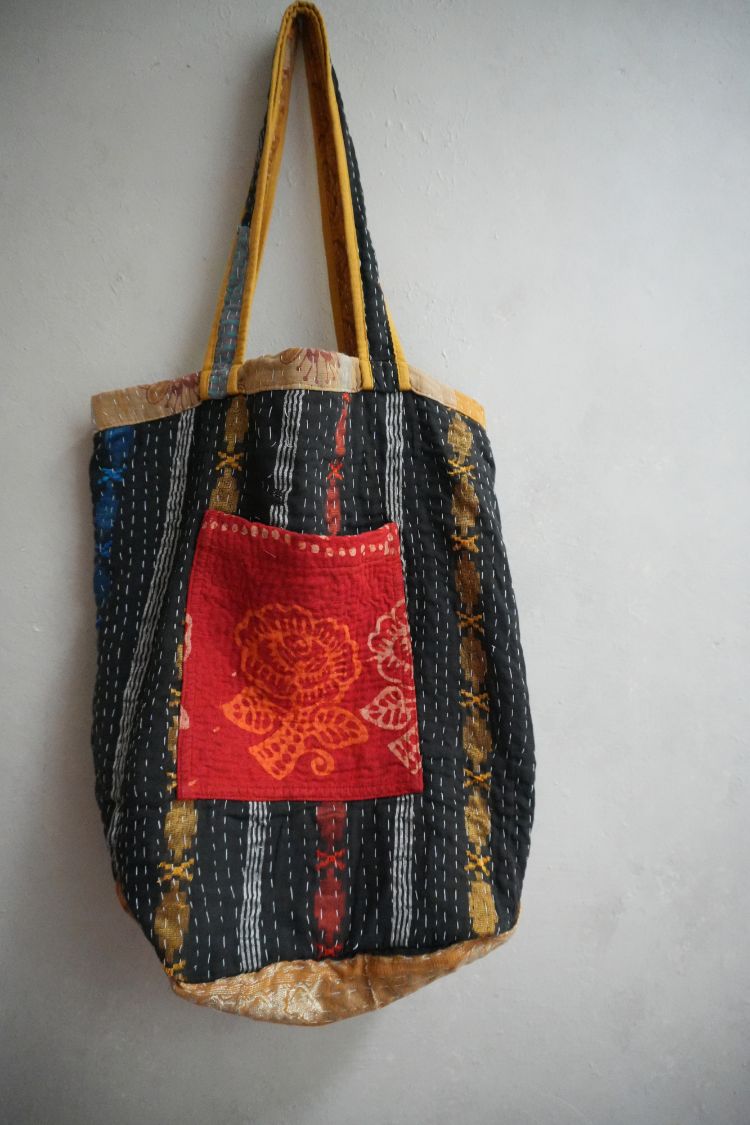 kantha Tote 老甘達花布袋